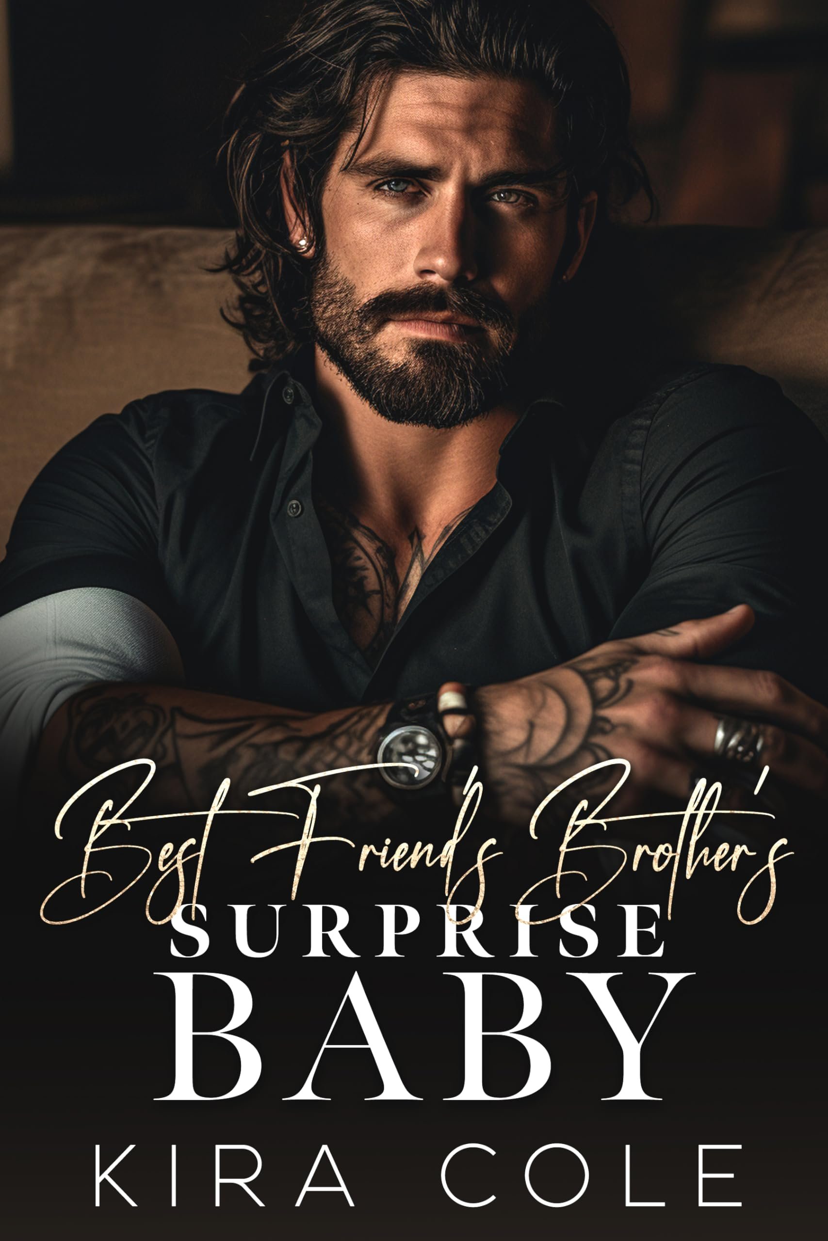 Best Friend's Brother's Surprise Baby: A Forced Proximity Mafia Romance (Alpha Mafia Daddies) Cover